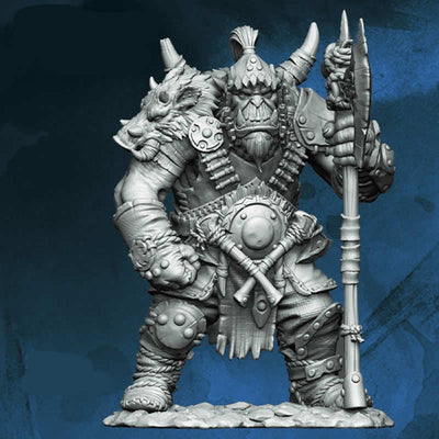 FLM28009 Orc Marauder Figure Kit 28mm Heroic Scale Miniature Unpainted