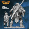 FLM28015 Orc Woman with Crying Child Figure Kit 28mm Heroic Scale Miniature Unpainted