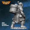 FLM28017 Orc Woman with Food Bucket Figure Kit 28mm Heroic Scale Miniature Unpainted