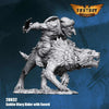 FLM28032 Goblin Warrior on Warg No. 3 Figure Kit 28mm Heroic Scale Miniature Unpainted