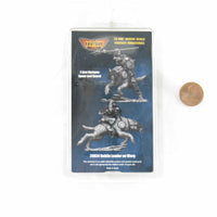 FLM28034 Goblin Leader On Warg with Spear or Sword Figure Kit 28mm Heroic Scale Miniature Unpainted