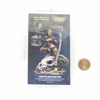 FLM28035 Girl with Dragon Skull Figure Kit 28mm Heroic Scale Miniature Unpainted