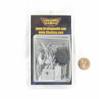 FLM28036 Female Priest with Bird Figure Kit 28mm Heroic Scale Miniature Unpainted