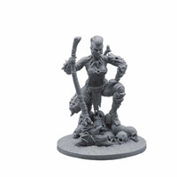 FLM28039 Savage Female Figure Kit 28mm Heroic Scale Miniature Unpainted