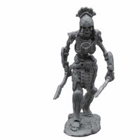 FLM28042 Skeleton Warrior Figure Kit 28mm Heroic Scale Miniature Unpainted