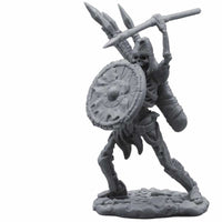 FLM28043 Skeleton Warrior Figure Kit 28mm Heroic Scale Miniature Unpainted