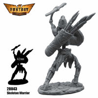 FLM28043 Skeleton Warrior Figure Kit 28mm Heroic Scale Miniature Unpainted