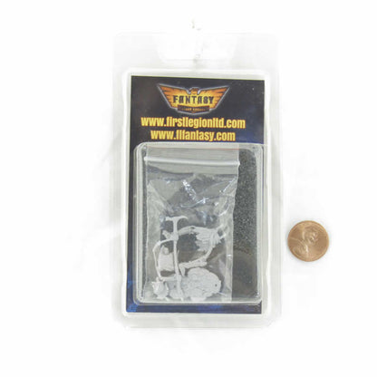 FLM28045 Skeleton Warrior Figure Kit 28mm Heroic Scale Miniature Unpainted