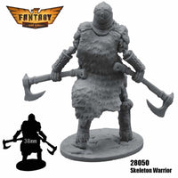 FLM28050 Skeleton Beserker Figure Kit 28mm Heroic Scale Miniature Unpainted