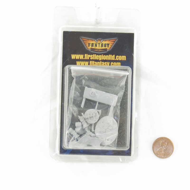 FLM28051 Skeleton Warrior Figure Kit 28mm Heroic Scale Miniature Unpainted