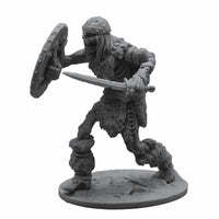 FLM28052 Skeleton Warrior Figure Kit 28mm Heroic Scale Miniature Unpainted