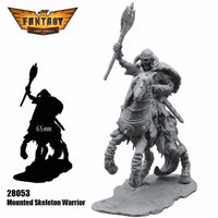 FLM28053 Mounted Skeleton Figure Kit 28mm Heroic Scale Miniature Unpainted