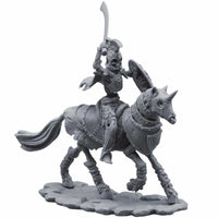 FLM28054 Mounted Skeleton Figure Kit 28mm Heroic Scale Miniature Unpainted