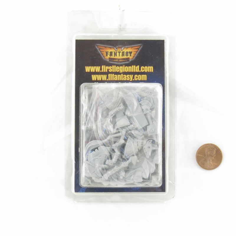 FLM28054 Mounted Skeleton Figure Kit 28mm Heroic Scale Miniature Unpainted