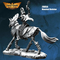 FLM28054 Mounted Skeleton Figure Kit 28mm Heroic Scale Miniature Unpainted