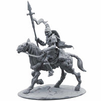 FLM28057 Mounted Skeleton Warrior Figure Kit 28mm Heroic Scale Miniature Unpainted