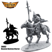 FLM28057 Mounted Skeleton Warrior Figure Kit 28mm Heroic Scale Miniature Unpainted
