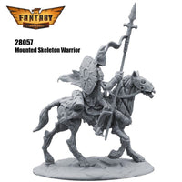 FLM28057 Mounted Skeleton Warrior Figure Kit 28mm Heroic Scale Miniature Unpainted