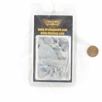 FLM28058 Mounted Skeleton Warrior Figure Kit 28mm Heroic Scale Miniature Unpainted