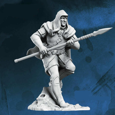 FLM28067 Liammeris Elf Ranger Figure Kit 28mm Heroic Scale Miniature Unpainted