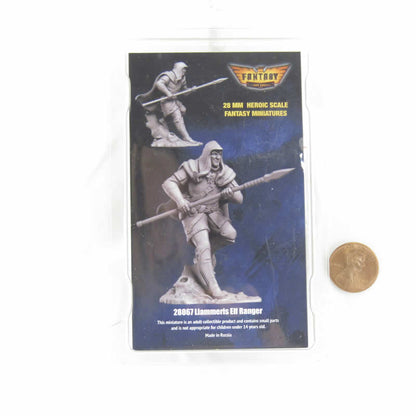 FLM28067 Liammeris Elf Ranger Figure Kit 28mm Heroic Scale Miniature Unpainted