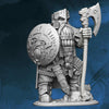 FLM28072 Barthum The Mighty Dwarven Warrior Figure Kit 28mm Heroic Scale Miniature Unpainted