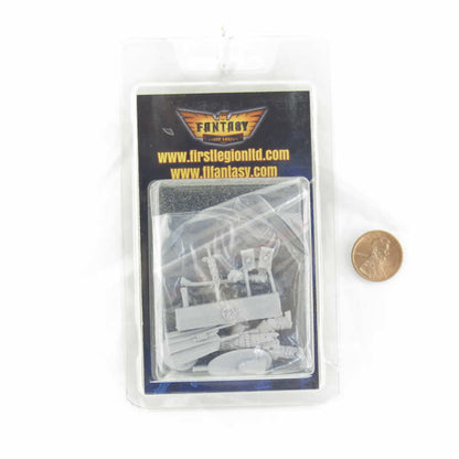 FLM28072 Barthum The Mighty Dwarven Warrior Figure Kit 28mm Heroic Scale Miniature Unpainted