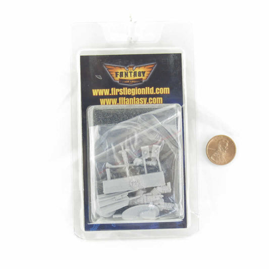 FLM28072 Barthum The Mighty Dwarven Warrior Figure Kit 28mm Heroic Scale Miniature Unpainted
