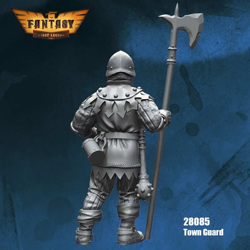 FLM28085 Town Guard No1 Figure Kit 28mm Heroic Scale Miniature Unpainted