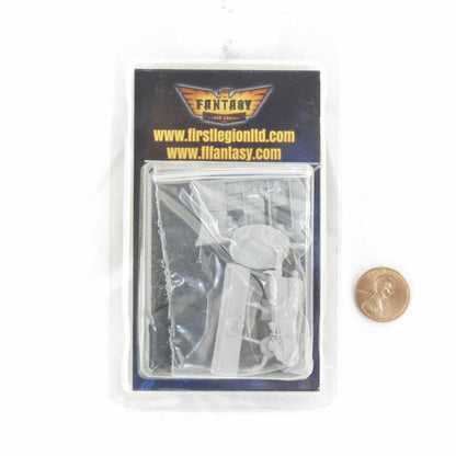 FLM28092 Herbal Healer with Bookcase Figure Kit 28mm Heroic Scale Miniature Unpainted