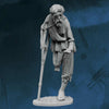 FLM28097 Old Beggar Figure Kit 28mm Heroic Scale Miniature Unpainted