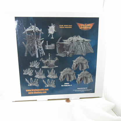 FLM28OC01 Orc Camp Accessories Kit 28mm Heroic Scale Miniature Unpainted