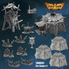 FLM28OC01 Orc Camp Accessories Kit 28mm Heroic Scale Miniature Unpainted