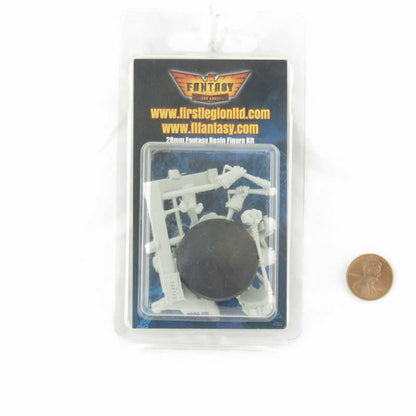 FLM28107 Orc Drummer Plogger Figure Kit 28mm Heroic Scale Miniature Unpainted