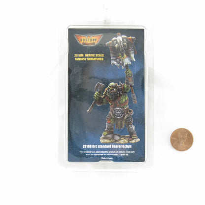 FLM28108 Orc Standard Bearer Uchyn Figure Kit 28mm Heroic Scale Miniature Unpainted
