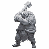 FLM28113 Ogre Bulgo Skullsmasher Figure Kit 28mm Heroic Scale Miniature Unpainted