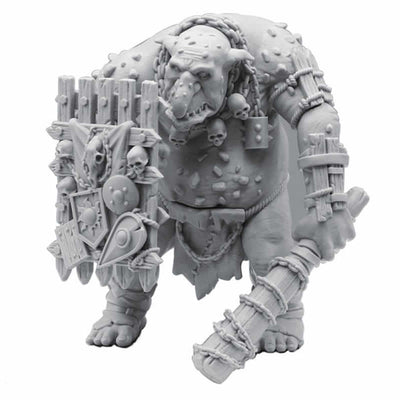 FLM28117 Mountain Troll Figure Kit 28mm Heroic Scale Miniature Unpainted