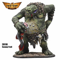 FLM28118 Swamp Troll Figure Kit 28mm Heroic Scale Miniature Unpainted