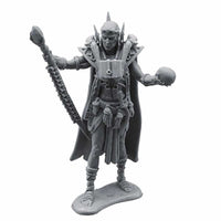 FLM28120 Necromancer Figure Kit 28mm Heroic Scale Miniature Unpainted