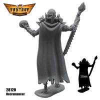 FLM28120 Necromancer Figure Kit 28mm Heroic Scale Miniature Unpainted