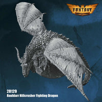 FLM28129 Raufdarr Hillcrusher Fighting Dragon Figure Kit 28mm Heroic Scale Miniature Unpainted