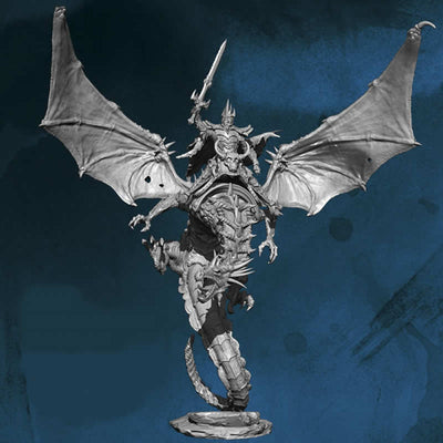 FLM28130 Millendarr Frostwind Flying Dragon Figure Kit 28mm Heroic Scale Miniature Unpainted