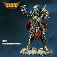 FLM28155 Christiano Vampire King Figure Kit 28mm Heroic Scale Miniature Unpainted