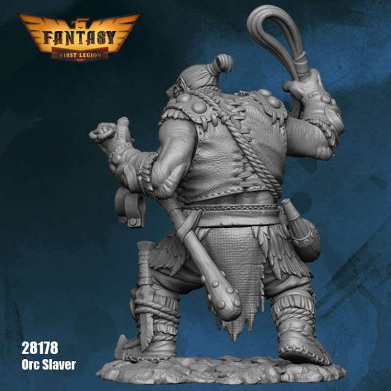 FLM28178 Orc Slaver Figure Kit 28mm Heroic Scale Miniature Unpainted