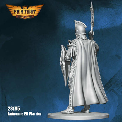FLM28195 Aninomis Elf Warrior Figure Kit 28mm Heroic Scale Miniature Unpainted