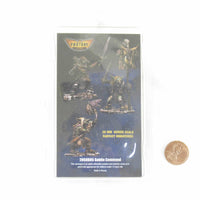 FLM28GOB05 Goblin Command Pack Leader, Standard, Muscian Figure Kit 28mm Heroic Scale Miniature Unpainted