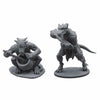 FLMKS02R Kobold Carrying Wood and Kobold with Pot Figure Kit 28mm Heroic Scale Miniature Unpainted