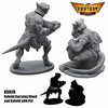 FLMKS02R Kobold Carrying Wood and Kobold with Pot Figure Kit 28mm Heroic Scale Miniature Unpainted