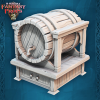 3D Printed STL Miniatures Fantasy Props 2 Tavern 28 - 32mm War Gaming D&D