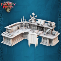 3D Printed STL Miniatures Fantasy Props 2 Tavern 28 - 32mm War Gaming D&D